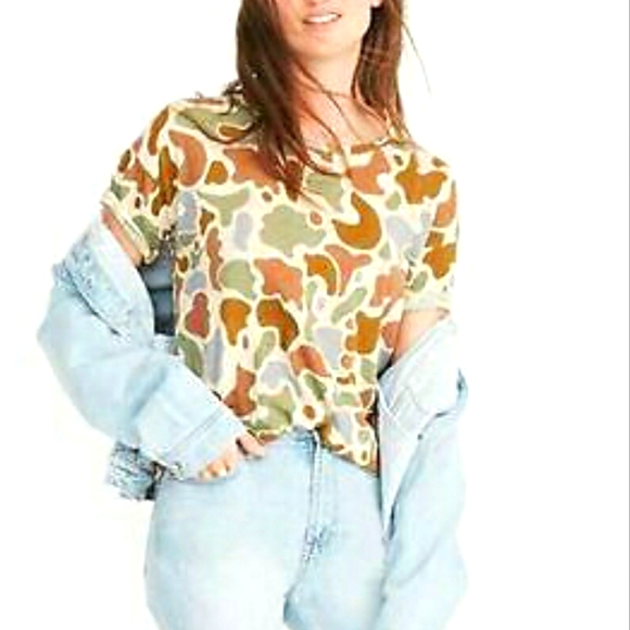 Madewell Tops - NWT Women's Madewell Whisper Camo T-shirt